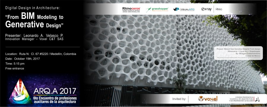 VisualARQ at the ARQ.A 2017 in Medellin