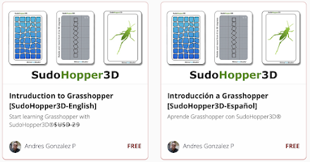 Introduction to Grasshopper with Sudohopper3D online course from Rhino3D.Education