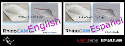 RhinoCAM Online course in English or Spanish