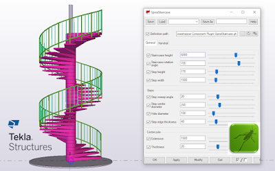 New Grasshopper Components in Tekla with Rhino.Inside technology