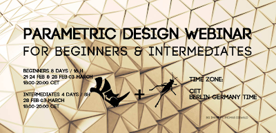 Parametric Design Webinar (Rhino + Grasshopper)