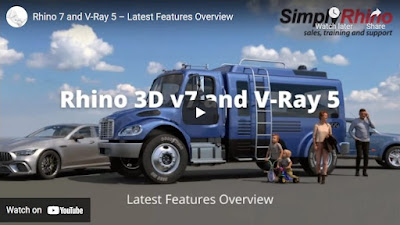 New Rhino 7 and V-Ray 5 videos by SimplyRhino UK