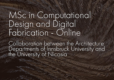 Scholarships for MSc in Computational Design and Digital Fabrication