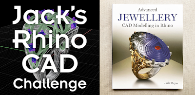 “Advanced Jewellery CAD Techniques in Rhino” – Book Launch (Sep 2, 2022) and CAD Challenge