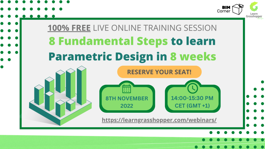 Seminario web: 8 Fundamental Steps to learn Parametric Design in 8 weeks