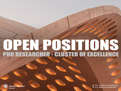 Multiple Open Positions – PhD Researchers and Architects at ICD/IntCDC