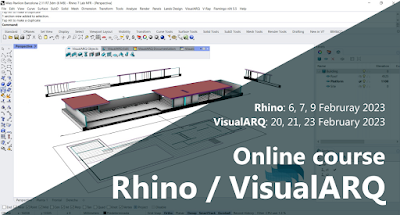 Curso online de Rhino y VisualARQ para arquitectos (febrero 2023)