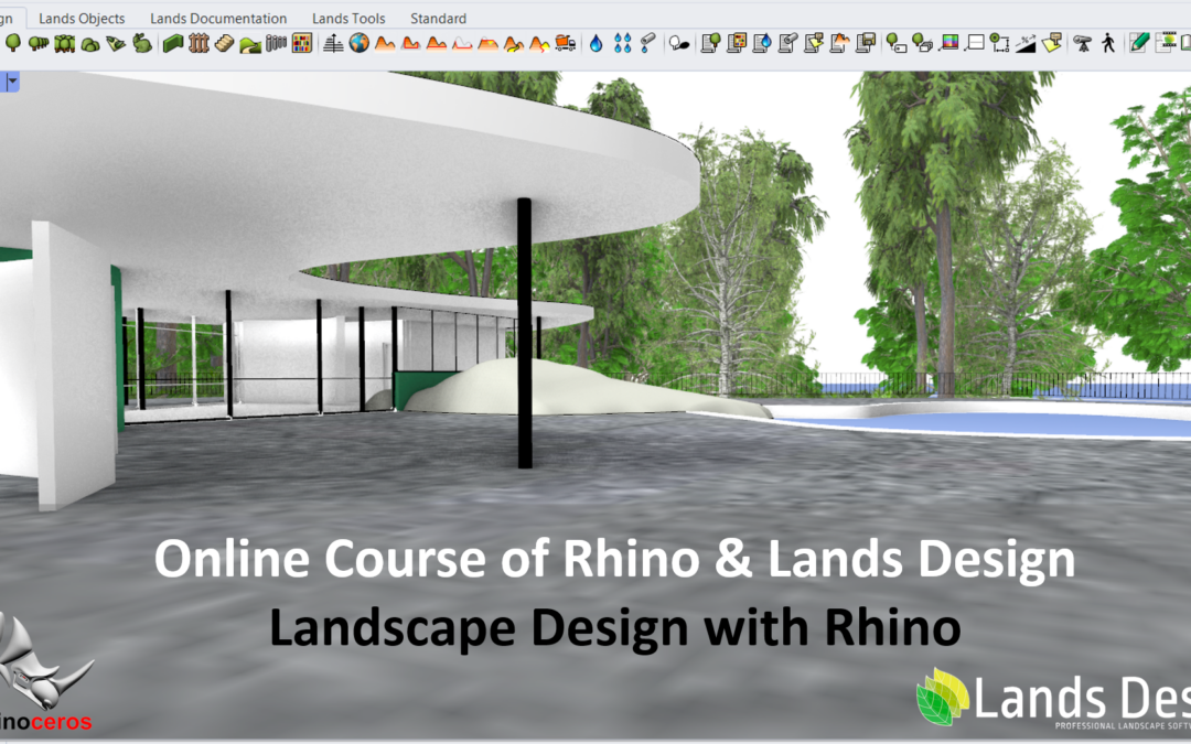 Course of Landscape design with Rhino