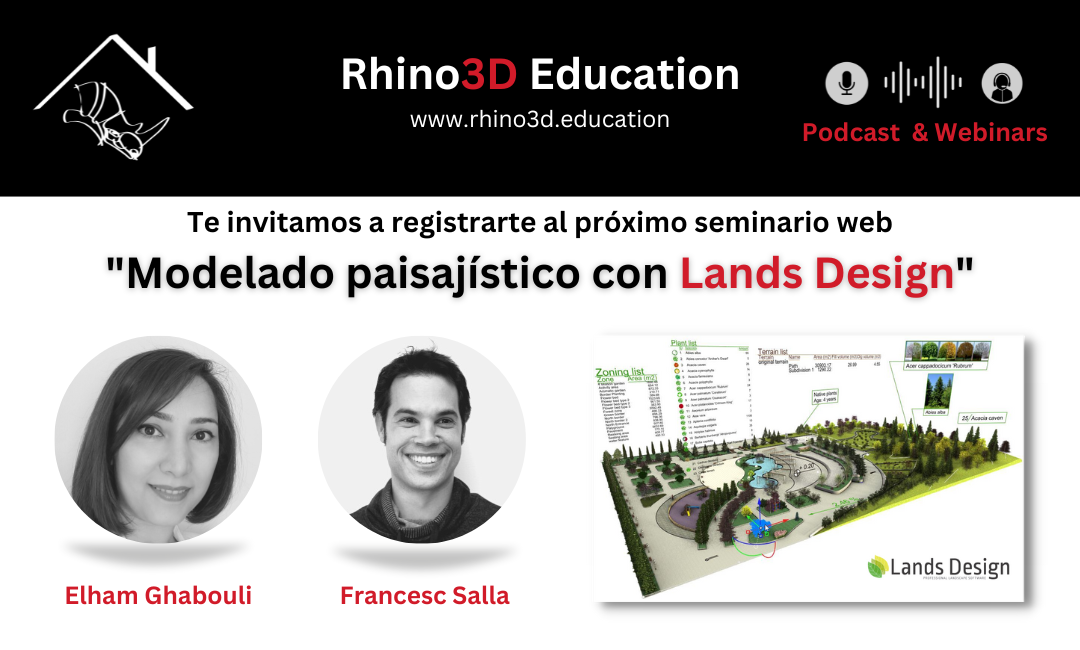 Seminario web «Modelado paisajístico con Lands Design»