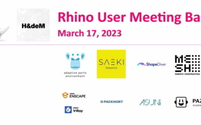 VisualARQ en el Encuentro de usuarios de Rhino en Basilea