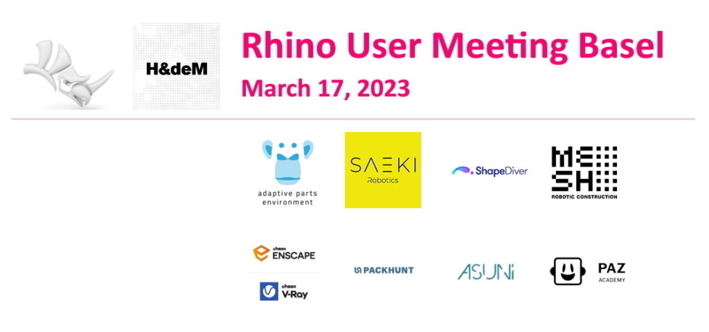 VisualARQ at the Rhino User Meeting in Basel