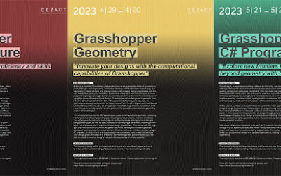 Grasshopper Trilogy Online Workshops in April, DEZACT & Ping-Hsiang Chen