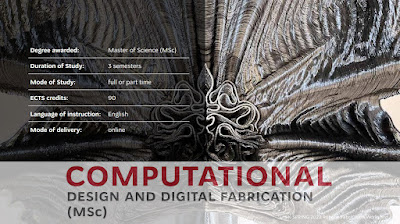 MSc in Computational Design and Digital Fabrication (MScCDDF)