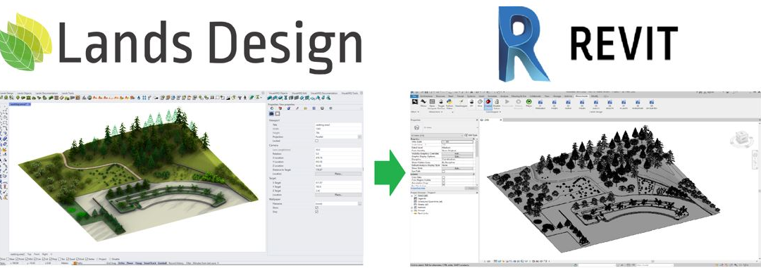 Por qué Lands Design es un buen complemento paisajístico para Revit