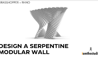 Cómo diseñar un muro modular serpentiforme