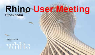 Rhino User Meeting – Stockholm 2023