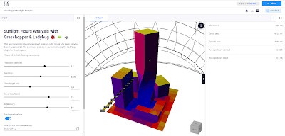 VIKTOR Grasshopper Sunlight Analysis App