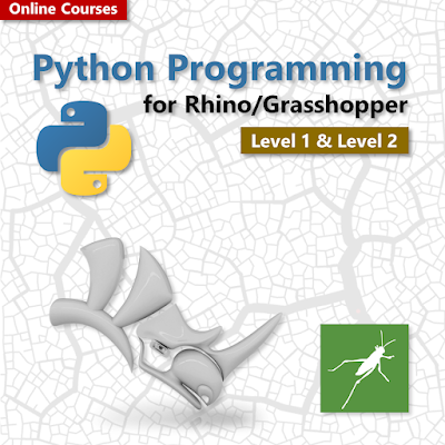 Two Python programming online workshops, Dec 11-13, Jan 24-26 (McNeel Europe)