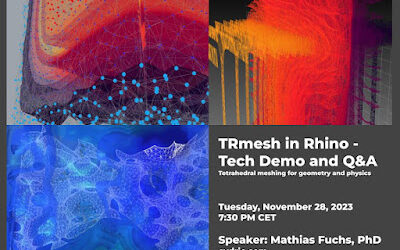 TRmesh in Rhino – Tech Demo and Q&A, Nov 28