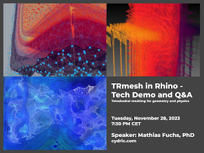 TRmesh in Rhino – Tech Demo and Q&A, Nov 28