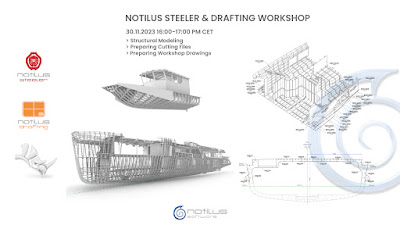 Notilus Steeler & Notilus Drafting Workshop (online, Nov 30 from 4 to 5PM CET)