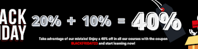 Black Friday Discount on all courses