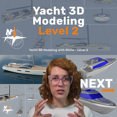 Yacht 3D Modeling with Rhino – Level 2