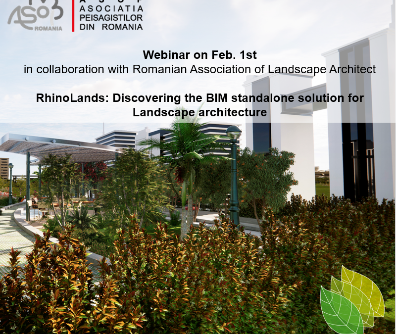 Elevating Landscape Design and Architecture with RhinoLands: Free Webinars