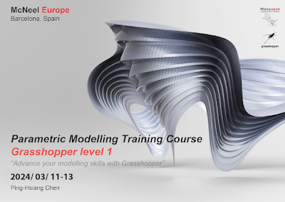 Grasshopper level 1, March 11-13, 2024 (McNeel Europe)