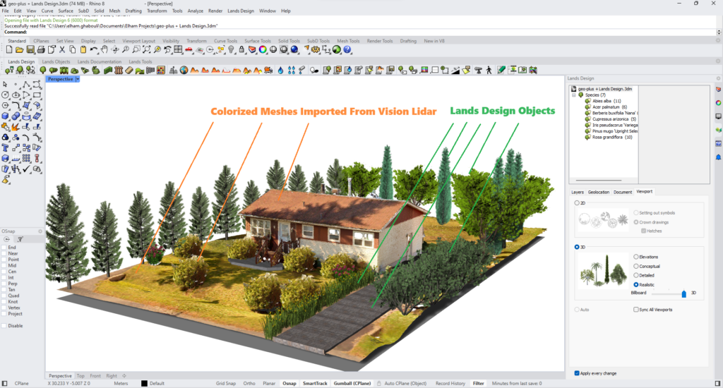 Revolutionizing Landscape Architecture with Seamless Lidar Integration