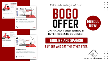 Rhino 7 & Rhino 8 Intermediate courses – BOGO Offer