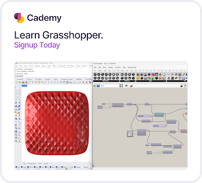 Grasshopper Masterclass by Cademy (August 10-11, 2024)