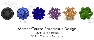 Master in Parametric Design, Autumn 20th Edition