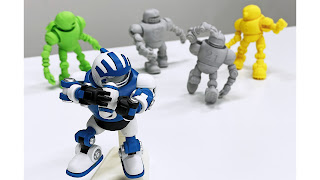 Free 3D Puzzle and Robot Toy Files (.3dm, .STL)