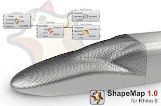 ShapeMap 1.0 for Rhino 8 has been released