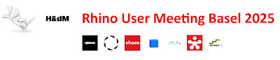 Rhino User Meeting Basel 2025 (March 28) – Only 10 days left for early bird tickets!