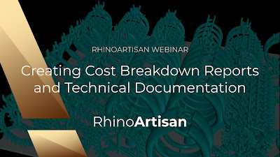 Webinar de RhinoArtisan