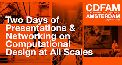 CDFAM Computational Design Symposium, July 9-10 in Amsterdam