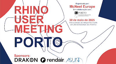 Rhino User Meeting in Porto (Portugal) – Early Bird Tickets Now Available