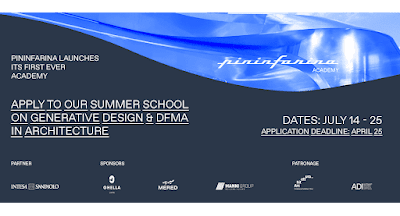 Pininfarina Architecture Summer Course (Torino, Italy) – July 14-25, 2025