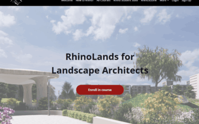 New RhinoLands Course Released on Rhino3D.Education!