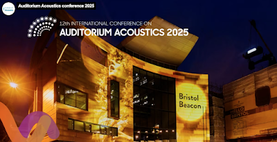 Auditorium Acoustics 2025 Conference, Bristol UK (Sep 8-10)
