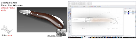 Learn Rhino 8! Build a Pocketknife