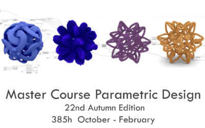 Master in Parametric Design, Autumn 22nd Edition by Controlmad