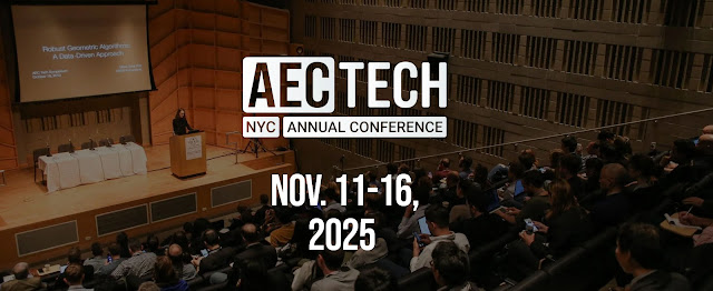 AECtech NYC Annual Conference, Nov 11-16