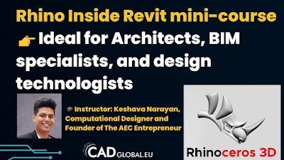 Mini-Course: Rhino.Inside.Revit – October 24, 2025 (Online)