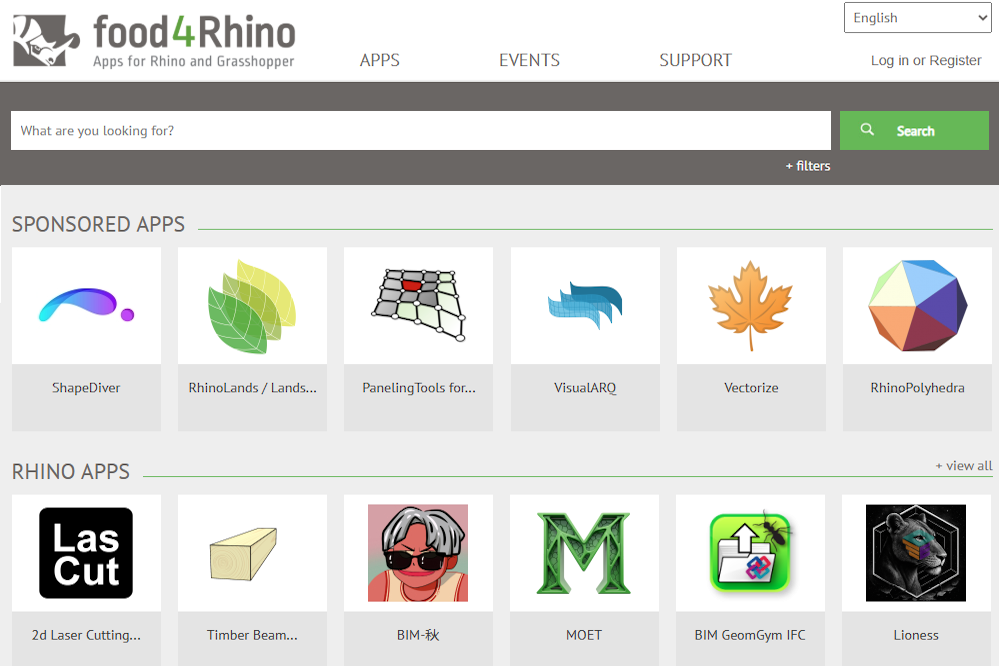 food4rhino Apps